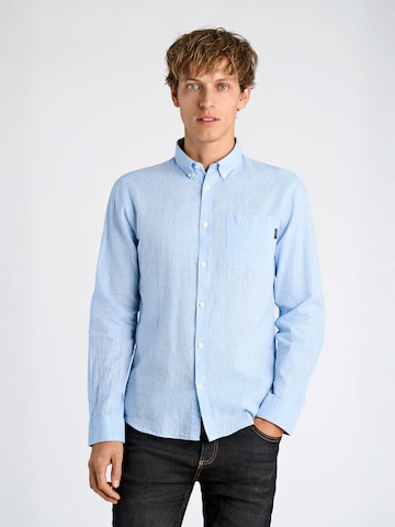 Lindbergh Regular fit Overhemd in Blauw