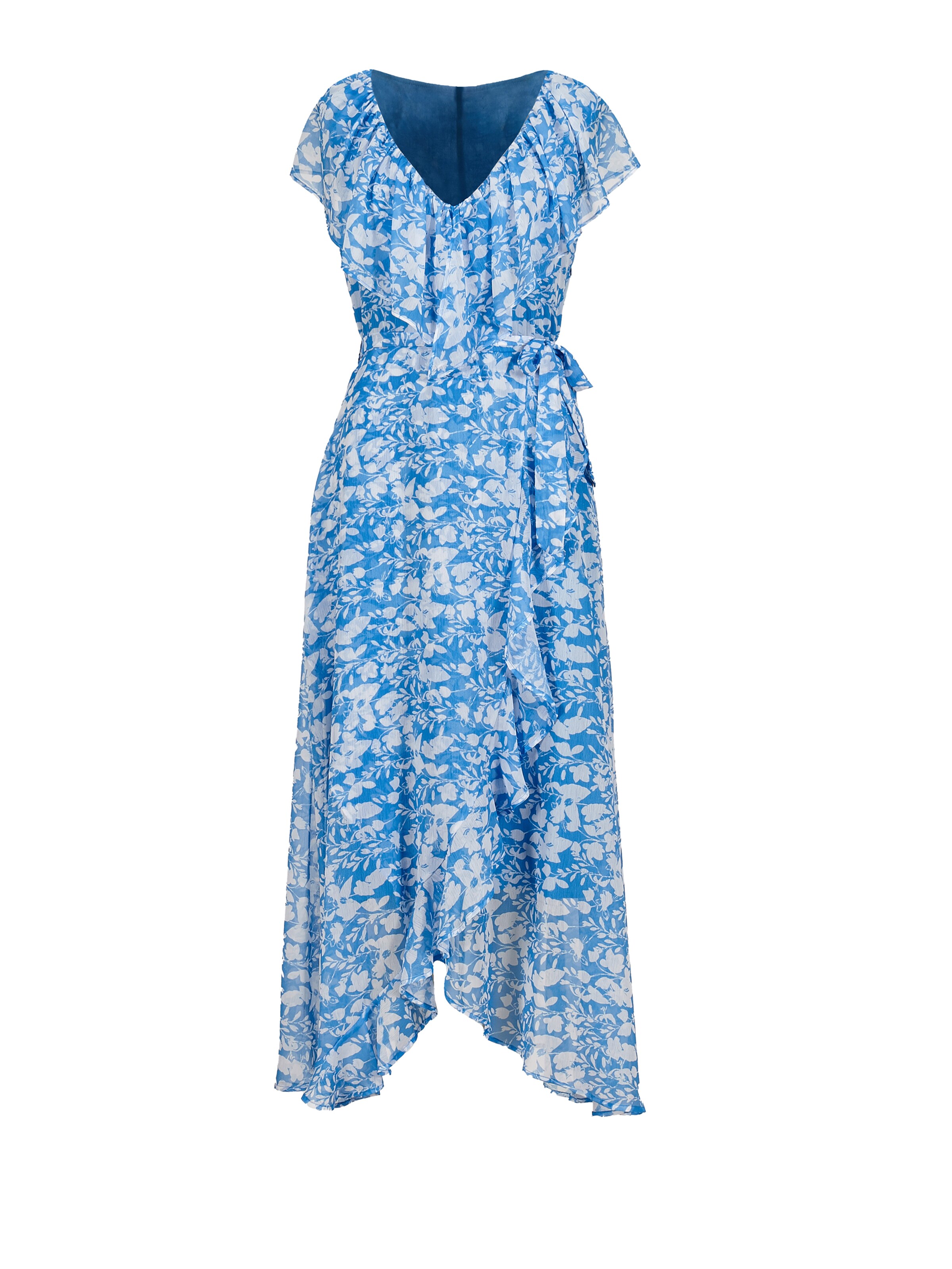 Abito estivo di South Beach in blu: frontale