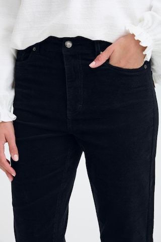 évasé Pantalon Pulz en bleu