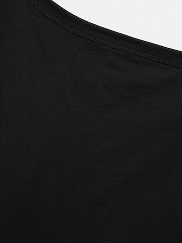 Pull&Bear Shirt in Schwarz