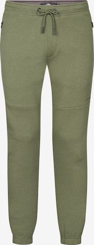 Effilé Pantalon 'Harborwalk' Petrol Industries en vert : devant