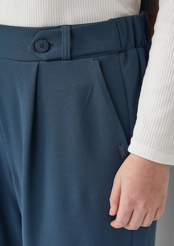 QS Wide leg Broek in Blauw
