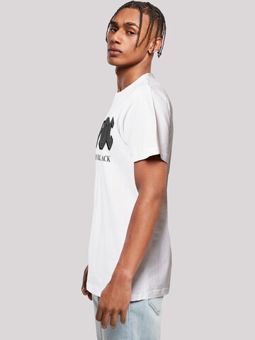 F4NT4STIC Shirt 'ACDC Back In Black' in White