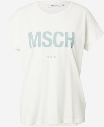 Tricou 'Alva' de la MSCH COPENHAGEN pe alb: față