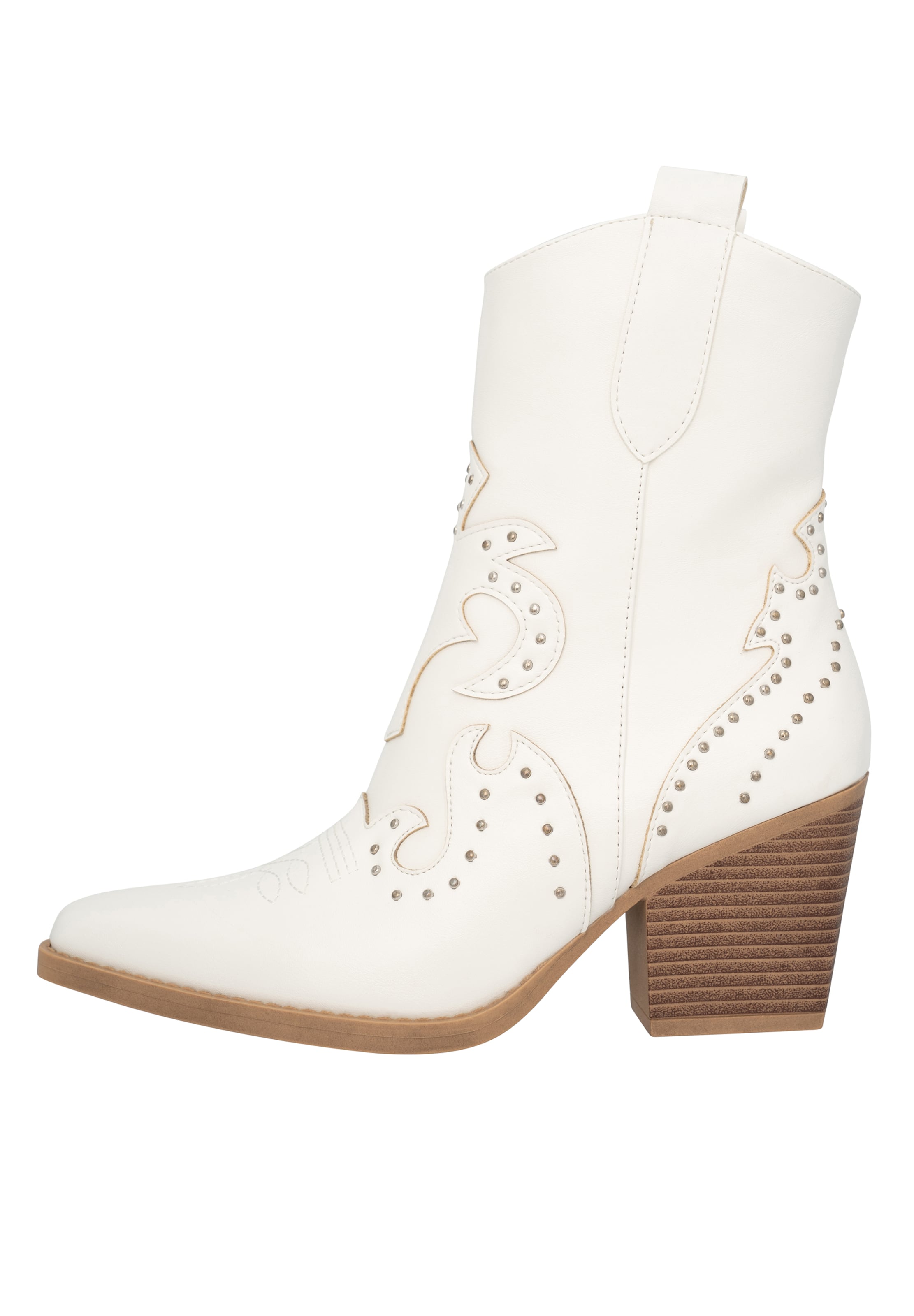Salinyang Cowboy boot in White