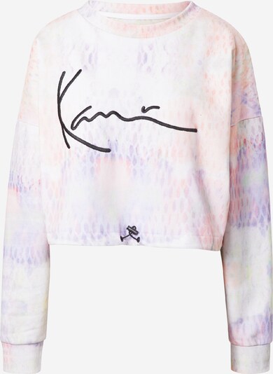 Karl Kani Sweat-shirt en bleu clair / violet / corail, Vue avec produit