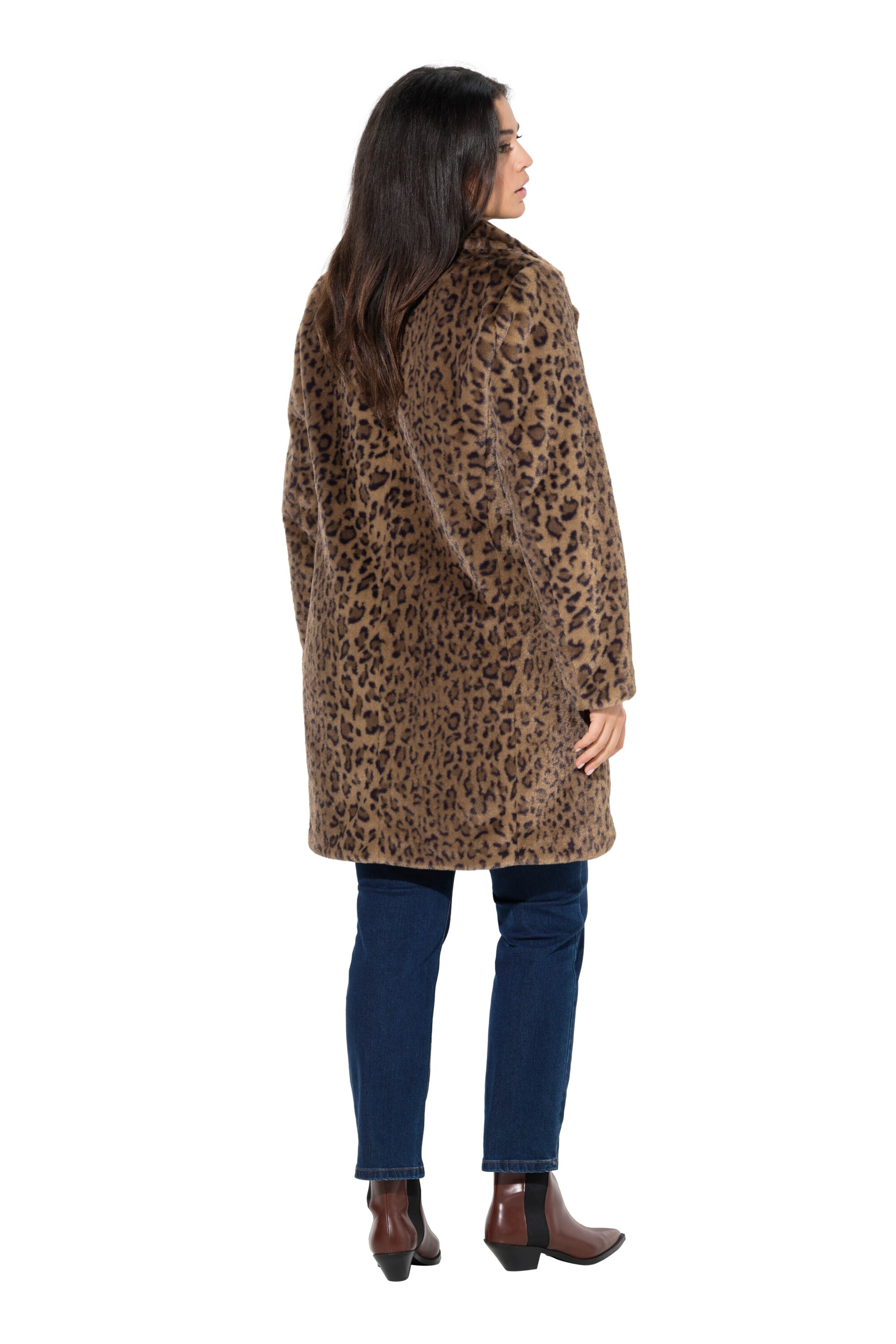 Ulla Popken Tussenmantel in Bruin