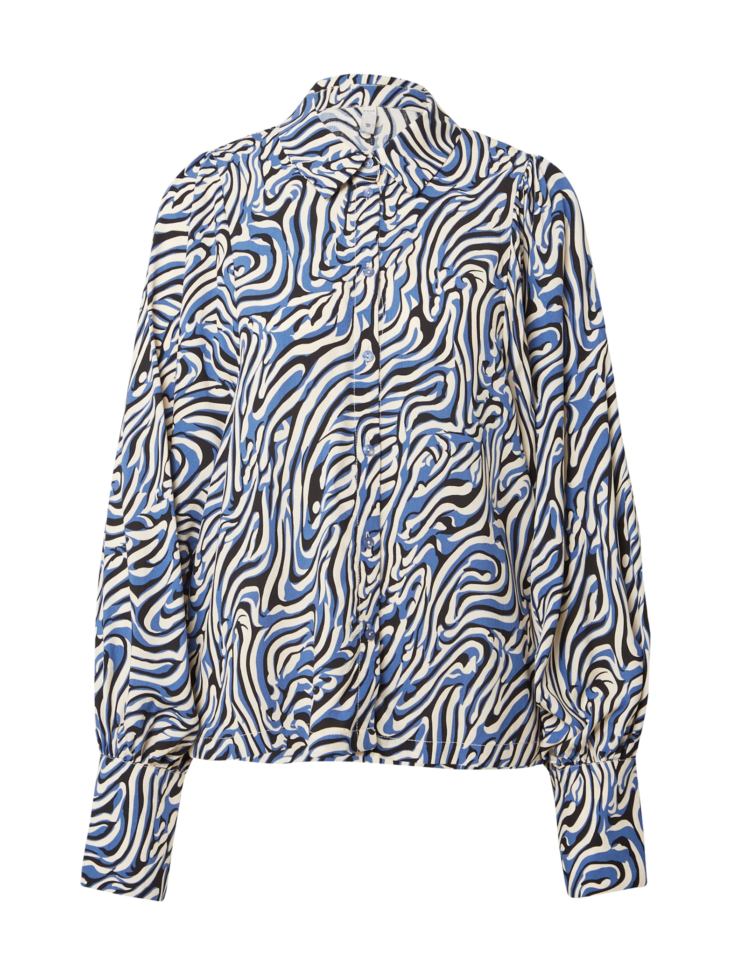 Donna Abbigliamento PULZ Jeans Camicia da donna MIRO in Blu 
