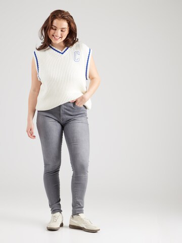 ONLY Carmakoma Skinny Jeans 'CARSHAPE' i grå