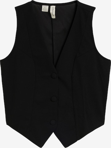 Gilet de costume bonprix en noir : devant
