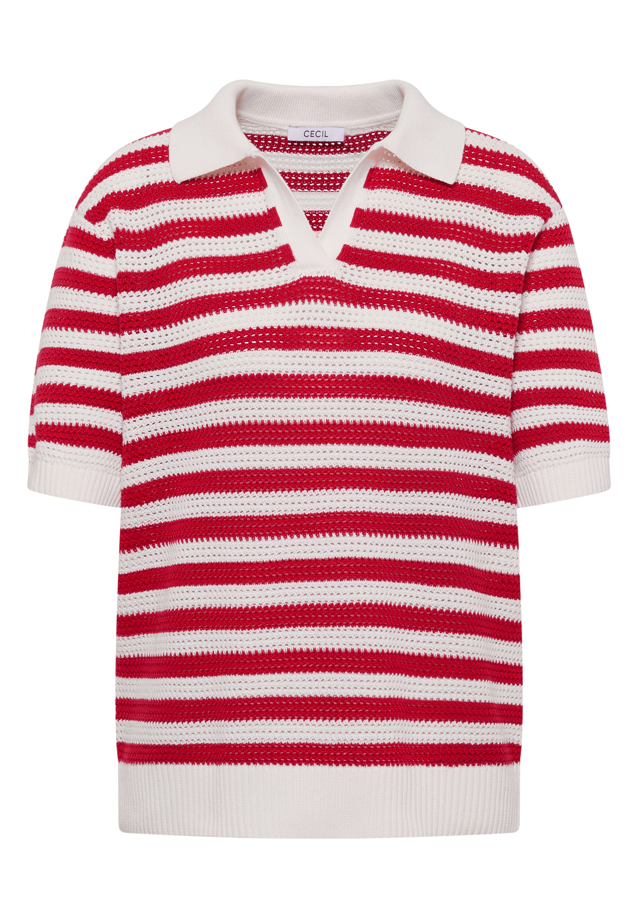 CECIL Poloshirt in Rot: Vorderseite