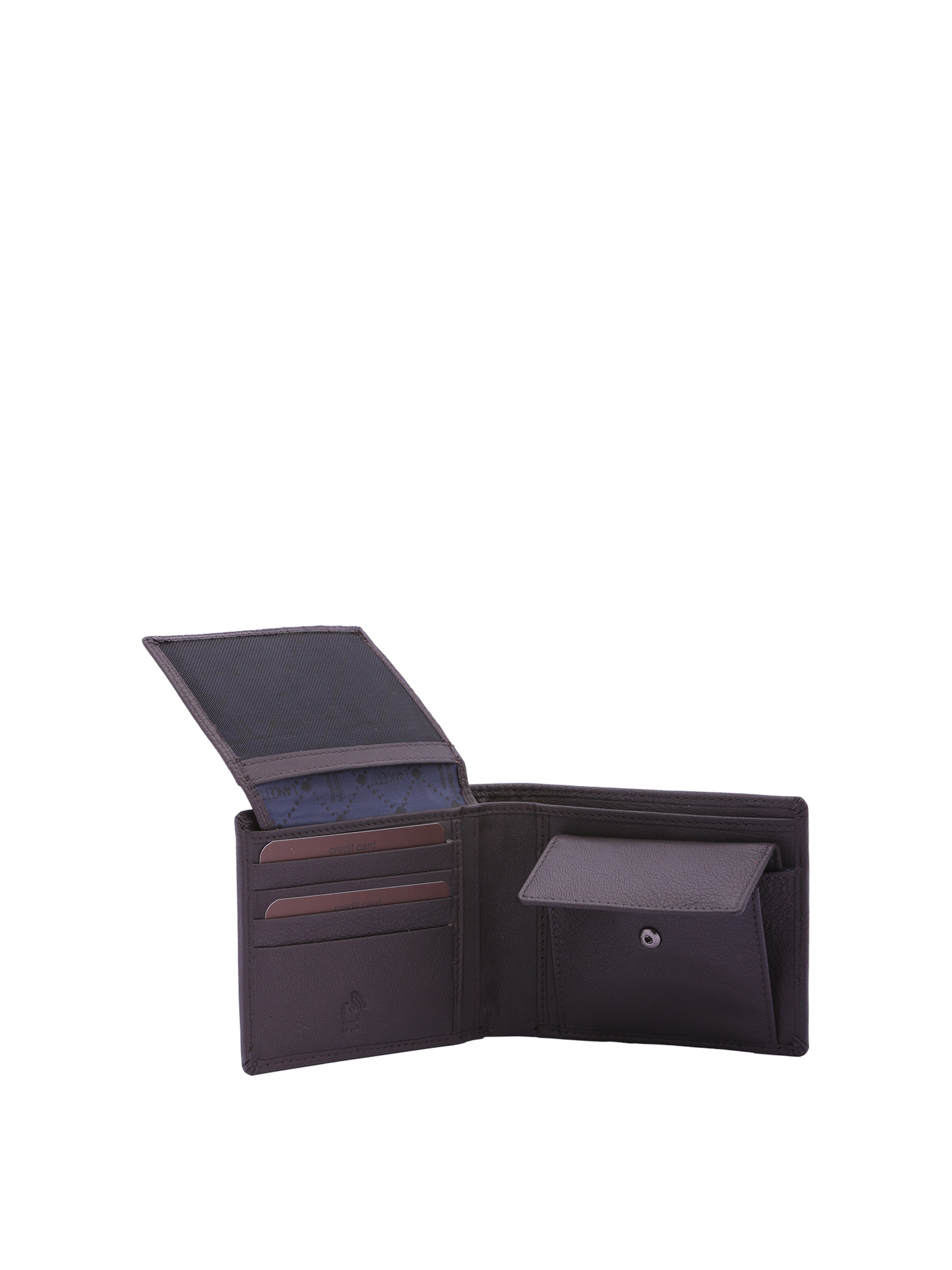 Portamonete di Lancetti in marrone: frontale