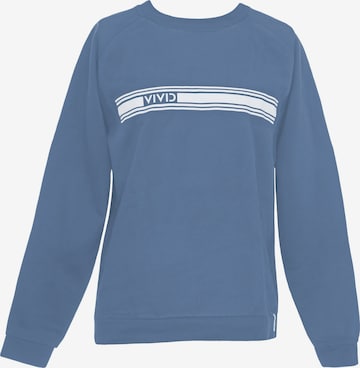 Felpa di VIVID in blu: frontale