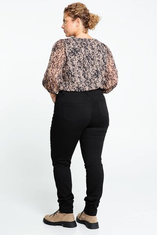 Paprika Slim fit Jeans ' Louise ' in Black