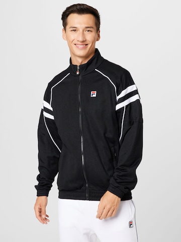 FILA Athletic Jacket 'ZVOLEN' in Black: front