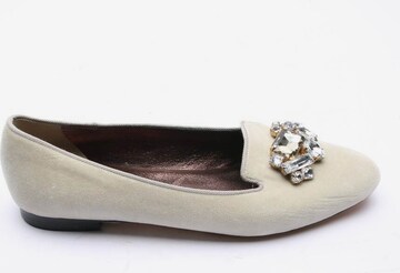 DOLCE & GABBANA Flats & Loafers in 38 in Grey: front