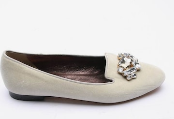 DOLCE & GABBANA Flats & Loafers in 38 in Grey: front