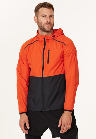 ENDURANCE Športna jakna 'Hugoee' | oranžna barva: sprednja stran