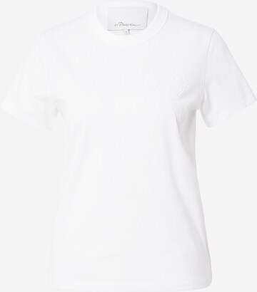 3.1 Phillip Lim T-shirt 'THE THIRTY ONE' i vit: framsida