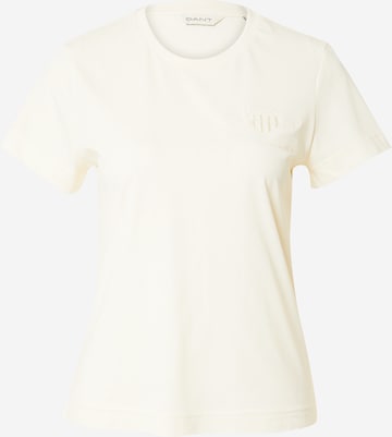 Maglietta di GANT in bianco: frontale