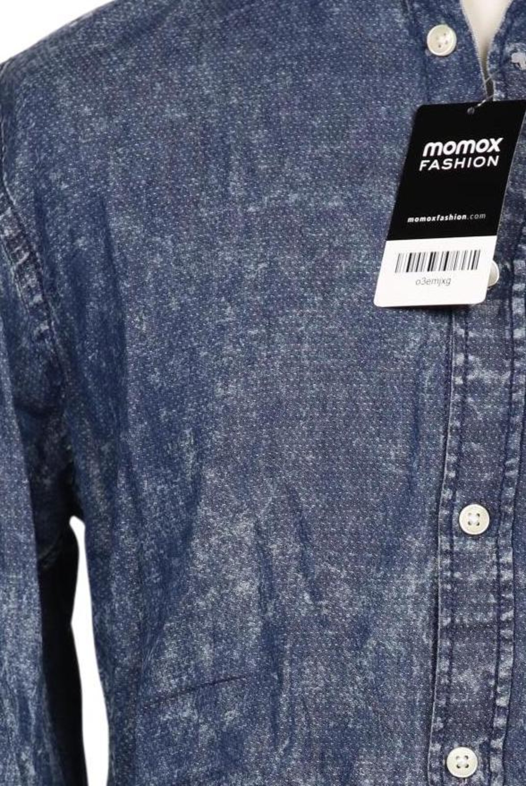 JACK & JONES Button Up Shirt in L in Blue