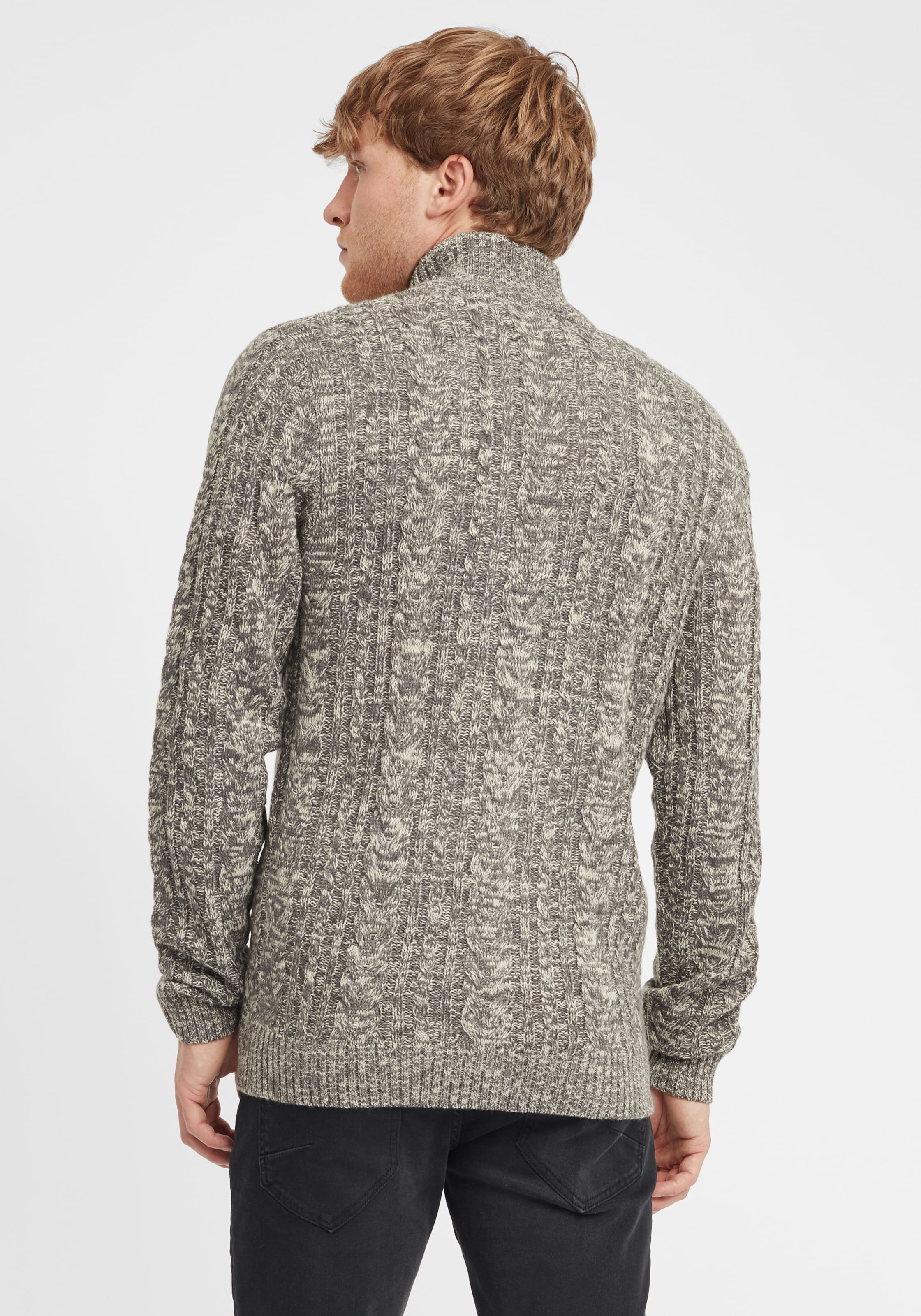 Männer Pullover & Strick BLEND Strickjacke 'Zoltem' in Grau - TZ39231 Männer Pullover & Strick BLEND Strickjacke 'Zoltem' in Grau - TZ39231