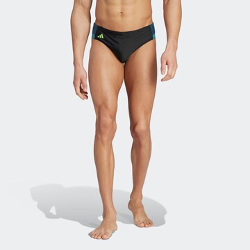 ADIDAS PERFORMANCE Athletic Swim Trunks in Black