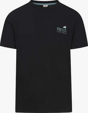 PROTEST Shirt 'PRTOxford' in Schwarz: Vorderseite