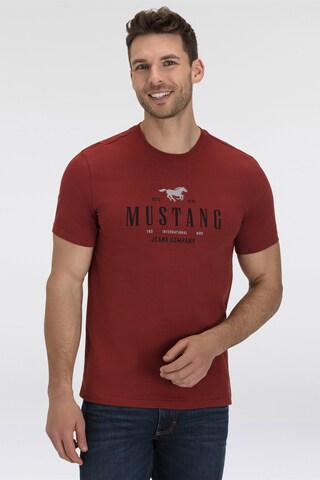 MUSTANG Shirt in Rot: Vorderseite