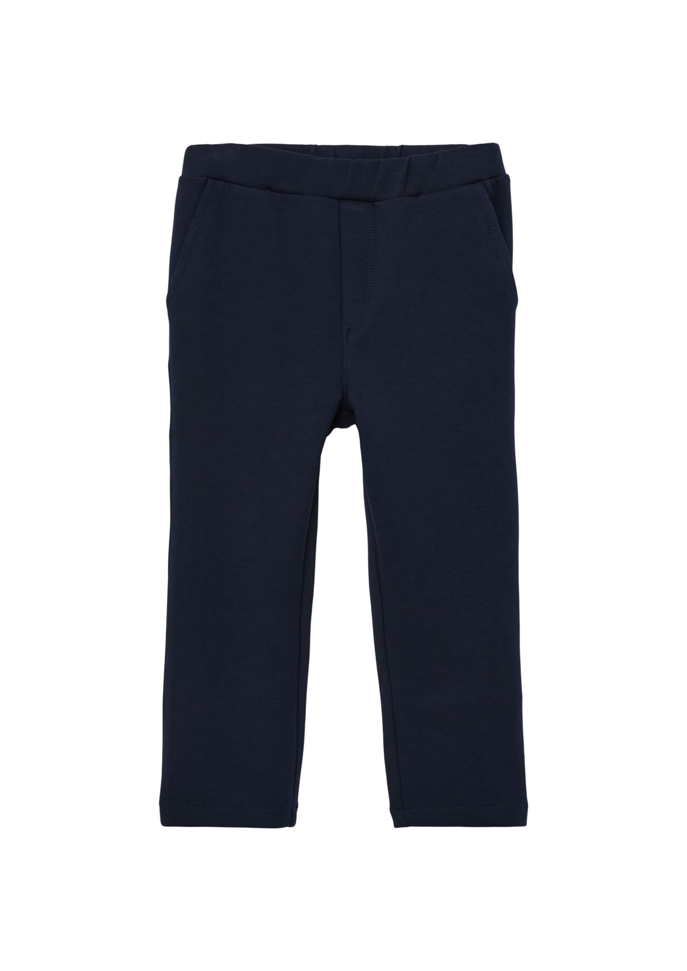 s.Oliver - Tapered Leggings em azul: frente