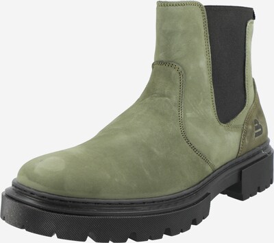 BULLBOXER Chelsea Boots i oliven / lysegrøn / sort, Produktvisning