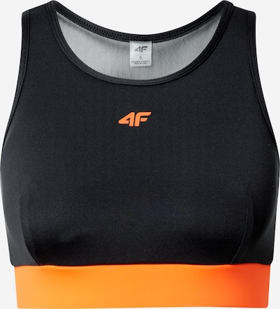 4F Sport-BH in orange / schwarz, Produktansicht