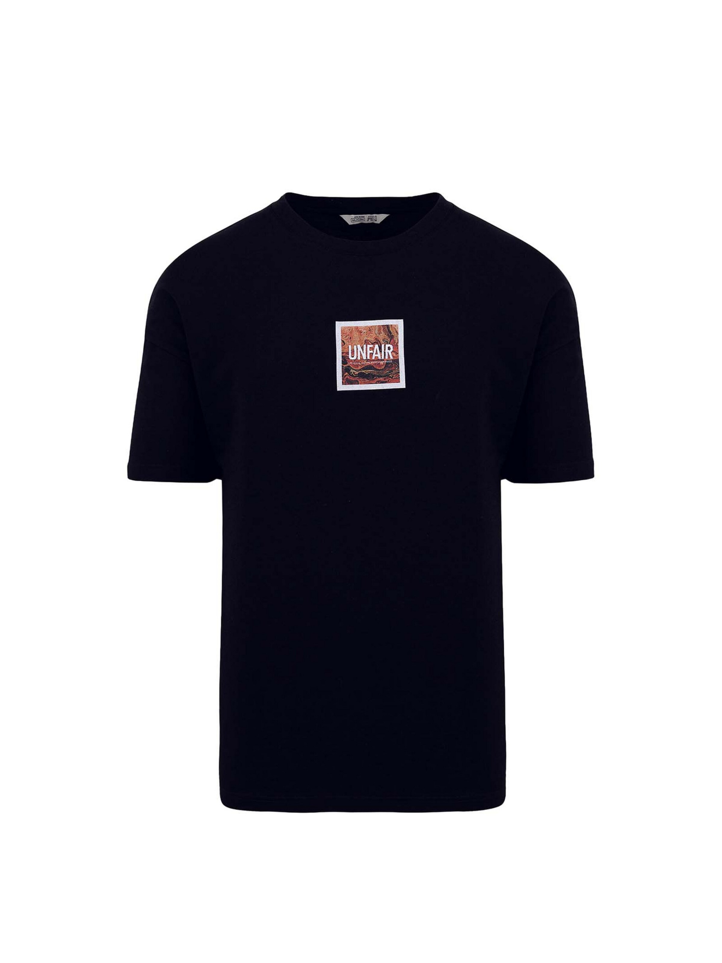 Unfair Athletics Shirt 'Life As It Is' in Black: front