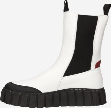 BUFFALO - Botas Chelsea 'Sunday' en blanco