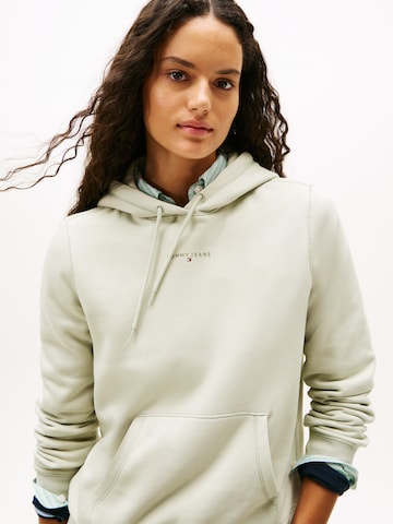 žalia Tommy Jeans Megztinis be užsegimo