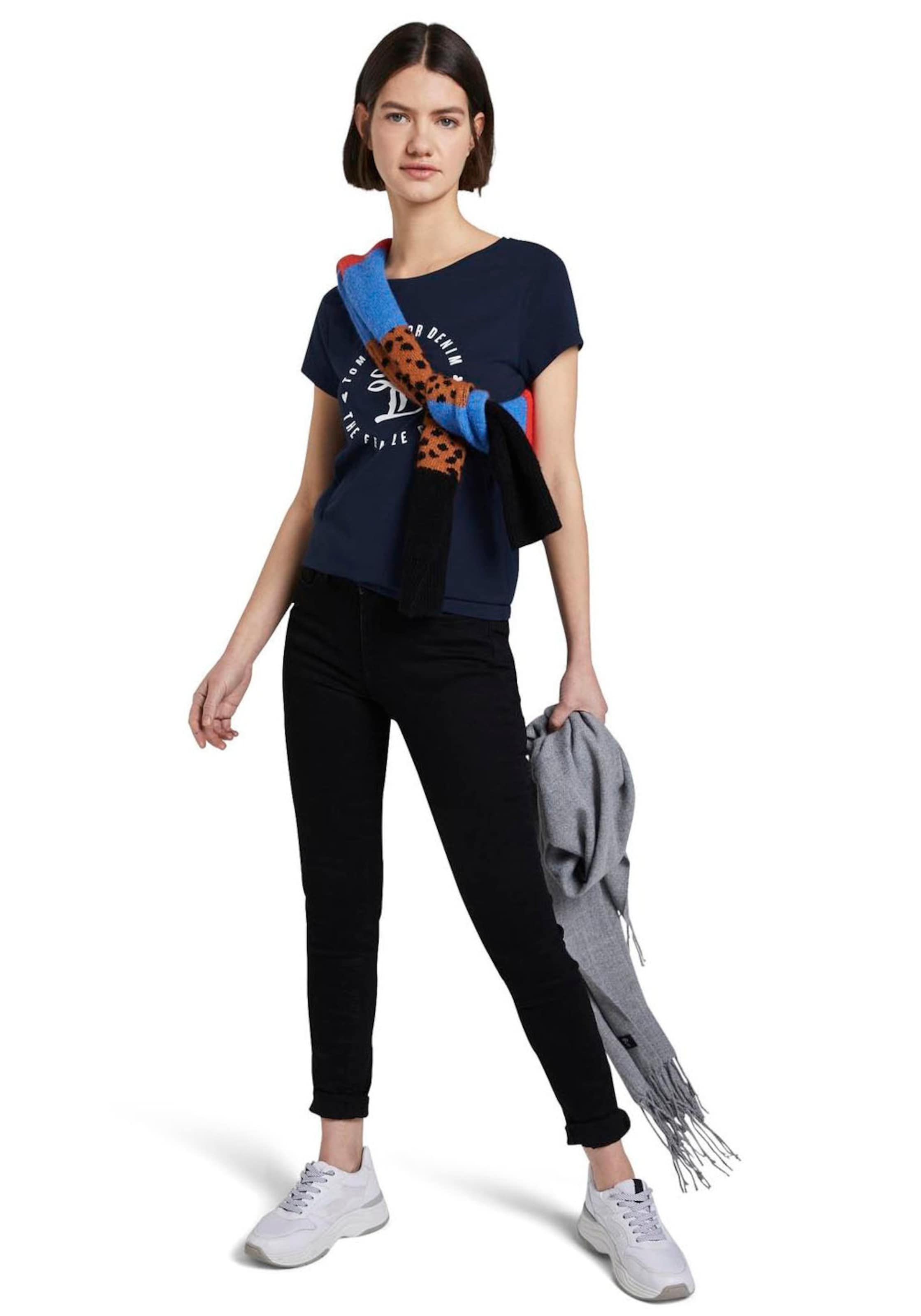 TOM TAILOR DENIM Koszulka w kolorze niebieski