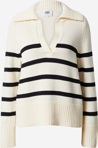 Twist & Tango Sweater 'Charli' in White: front