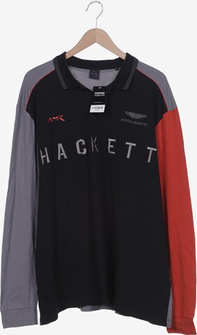 Hackett London Sweatshirt & Zip-Up Hoodie in XXL in Black: front