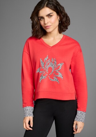 LAURA SCOTT Sweatshirt in Red: front