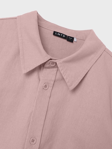 NAME IT Comfort fit Button Up Shirt in Pink