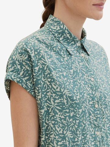 TOM TAILOR Blouse in Groen