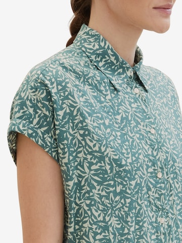 TOM TAILOR Blouse in Groen