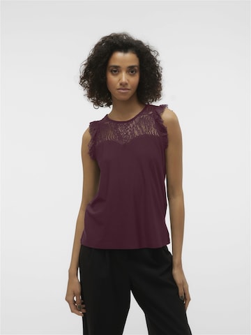 VERO MODA Blouse 'MILLA' in Rood: voorkant