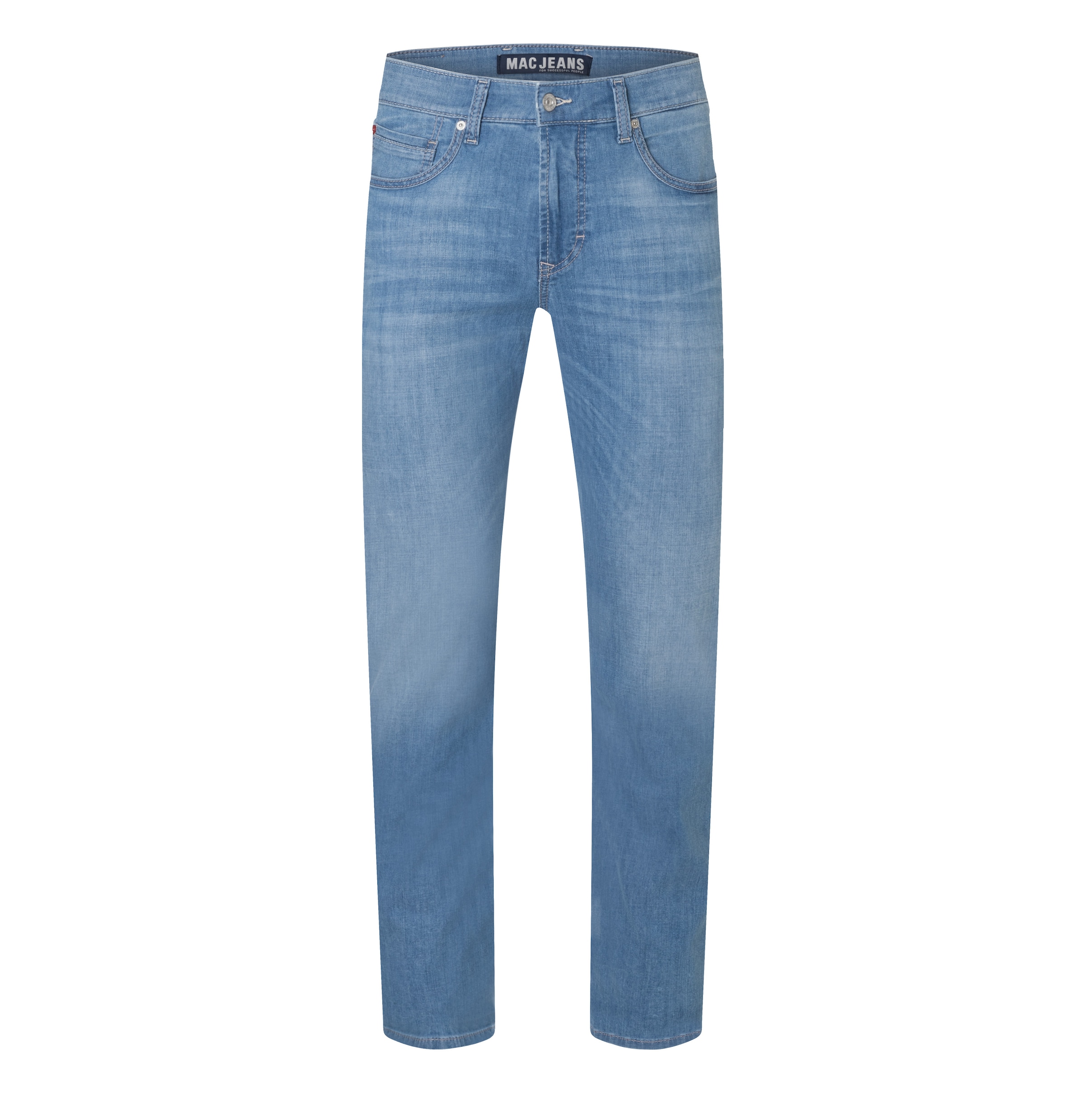 MAC Slimfit Jeans in Blau: Vorderseite