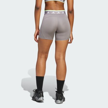 ADIDAS PERFORMANCE Skinny Spodnie sportowe w kolorze szary