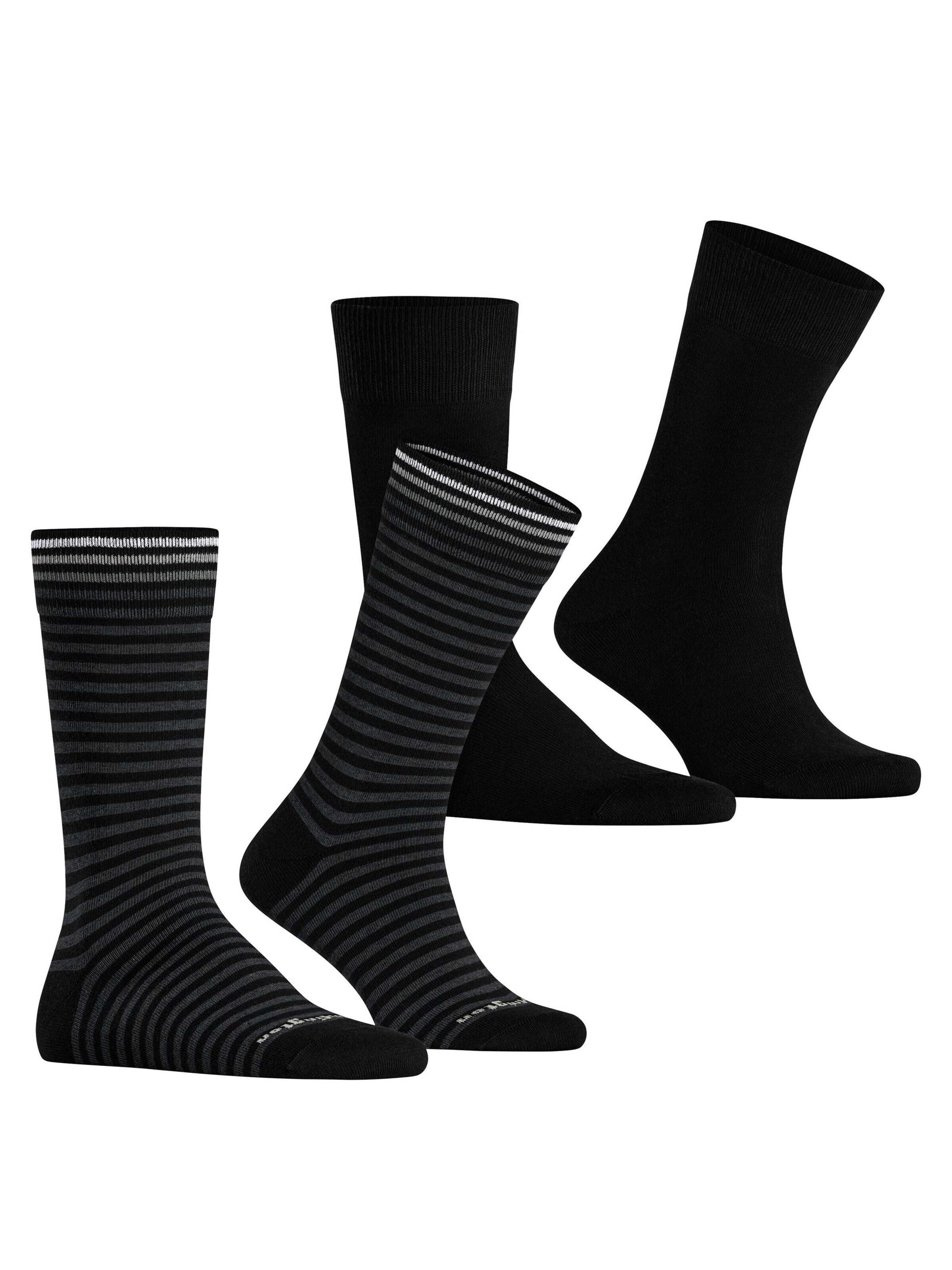 BURLINGTON Socken 'Everyday' in Schwarz