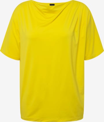 T-shirt Ulla Popken en jaune : devant