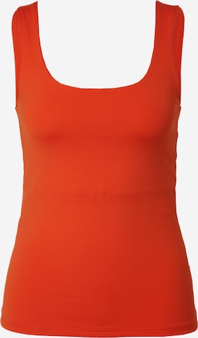 PIECES Top 'NEJA' in Red: front