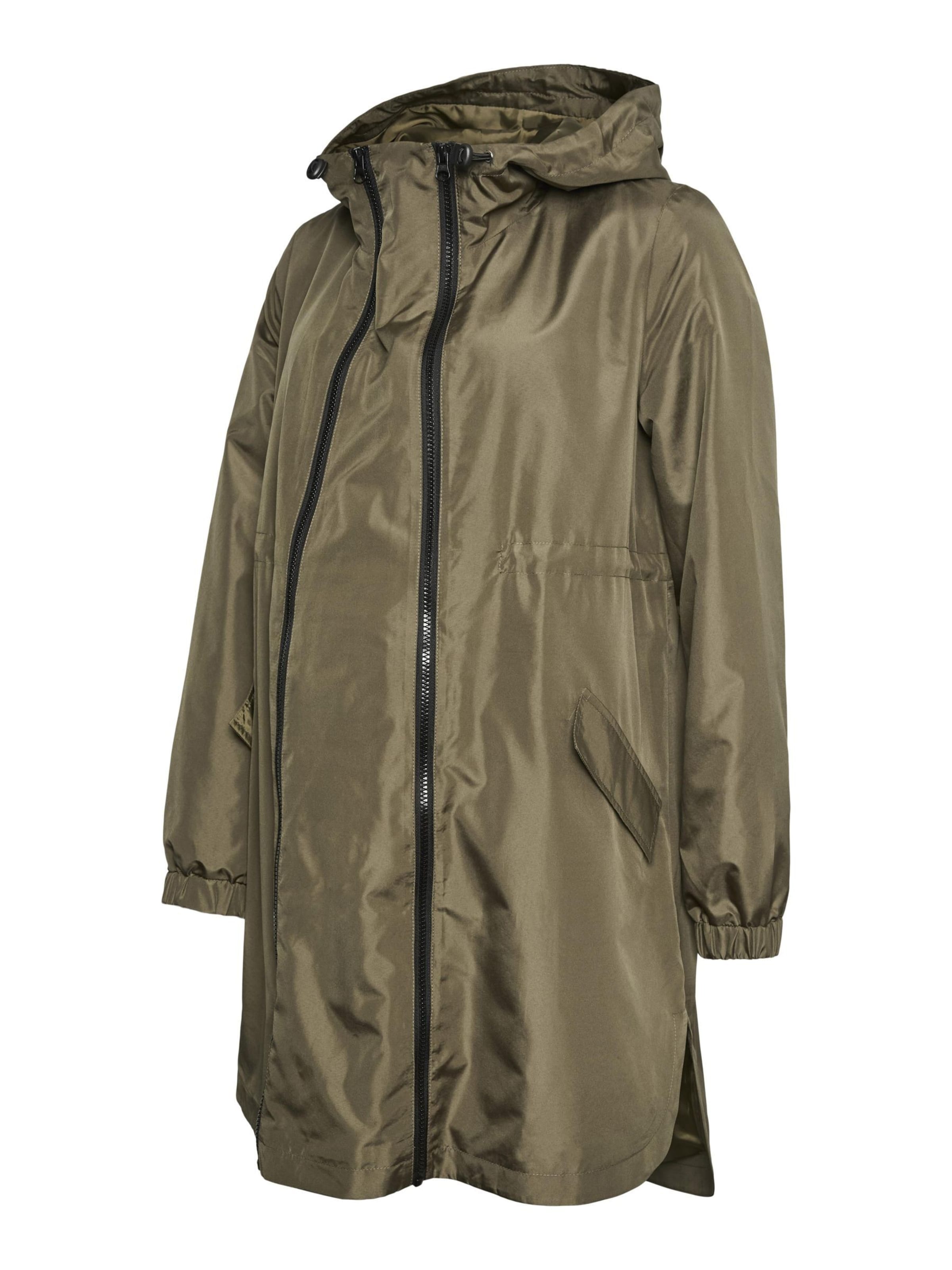 MAMALICIOUS - Chaqueta de entretiempo en verde: frente