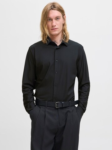 JACK & JONES - Ajuste estrecho Camisa 'JPRBLAActive' en negro: frente
